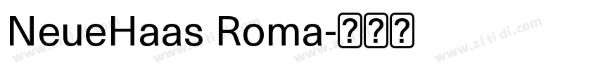 NeueHaas Roma字体转换